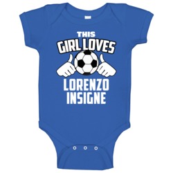This Girl Loves Lorenzo Insigne Italy Soccer Futbol Euro 2016 Baby One This Girl Loves Lorenzo Insigne Italy Soccer Futbol Euro 2016 Baby One