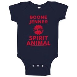 Boone Jenner Is My Spirit Animal Columbus Hockey Baby One Piece Boone Jenner Is My Spirit Animal Columbus Hockey Baby One Piece