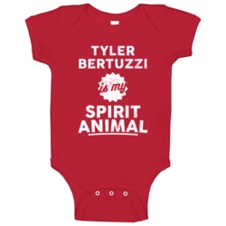Tyler Bertuzzi Is My Spirit Animal Detroit Hockey Baby One Piece Tyler Bertuzzi Is My Spirit Animal Detroit Hockey Baby One Piece