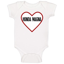Honda Magna Heart Distressed Motorcycle Bike Cool Baby One Piece Honda Magna Heart Distressed Motorcycle Bike Cool Baby One Piece