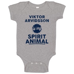 Viktor Arvidsson Is My Spirit Animal Nashville Hockey Baby One Piece Viktor Arvidsson Is My Spirit Animal Nashville Hockey Baby One Piece