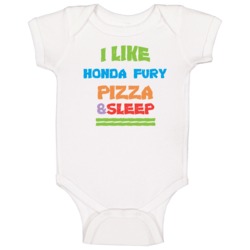 Honda Fury I Like Pizza And Sleep Motorcycle Bike Cool Baby One Piece Honda Fury I Like Pizza And Sleep Motorcycle Bike Cool Baby One Piece