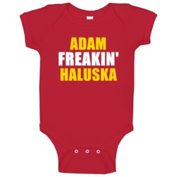 Adam Haluska Freakin Houston Basketball Texas Sports Baby One Piece Adam Haluska Freakin Houston Basketball Texas Sports Baby One Piece