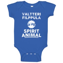 Valtteri Filppula Is My Spirit Animal Tampa Bay Hockey Baby One Piece Valtteri Filppula Is My Spirit Animal Tampa Bay Hockey Baby One Piece