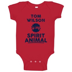 Tom Wilson Is My Spirit Animal Washington Hockey Baby One Piece Tom Wilson Is My Spirit Animal Washington Hockey Baby One Piece
