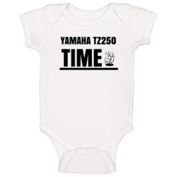 Yamaha Tz250 Time Motorcycle Bike Cool Baby One Piece