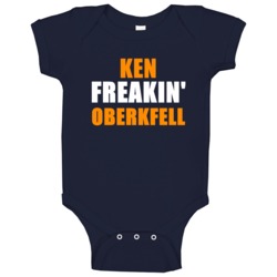 Ken Oberkfell Freakin Houston Baseball Sports Texas Baby One Piece Ken Oberkfell Freakin Houston Baseball Sports Texas Baby One Piece