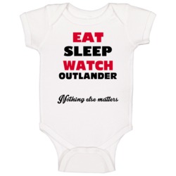 Eat Sleep Watch Outlander Sci Fi Fantasy Cult Movie Baby One Piece Eat Sleep Watch Outlander Sci Fi Fantasy Cult Movie Baby One Piece