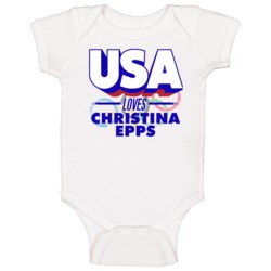 Usa Loves Christina Epps Field Triple Jump Olympics Baby One Piece Usa Loves Christina Epps Field Triple Jump Olympics Baby One Piece