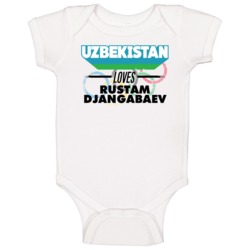 Uzbekistan Loves Rustam Djangabaev Weightlifting Olympics Baby One Pie Uzbekistan Loves Rustam Djangabaev Weightlifting Olympics Baby One Pie