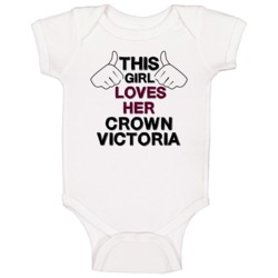 This Girl Loves Her Crown Victoria Cool Car Buff Baby One Piece This Girl Loves Her Crown Victoria Cool Car Buff Baby One Piece