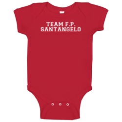 Team Fp Santangelo Washington Baseball Player Cool Fan Baby One Piece Team Fp Santangelo Washington Baseball Player Cool Fan Baby One Piece