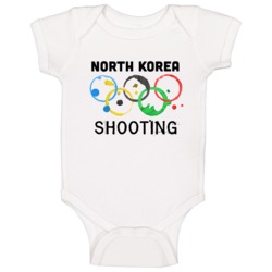 North Korea Shooting Rio 2016 Summer Olympics Baby One Piece North Korea Shooting Rio 2016 Summer Olympics Baby One Piece