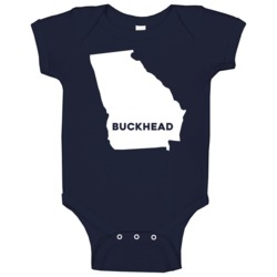 Buckhead Georgia Custom City Patriotic Usa Baby One Piece Buckhead Georgia Custom City Patriotic Usa Baby One Piece