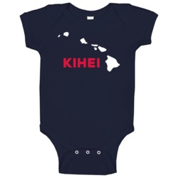 Kihei Hawaii Custom City Patriotic Usa Baby One Piece Kihei Hawaii Custom City Patriotic Usa Baby One Piece