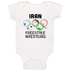 Iran Freestyle Wrestling Rio 2016 Summer Olympics Baby One Piece Iran Freestyle Wrestling Rio 2016 Summer Olympics Baby One Piece