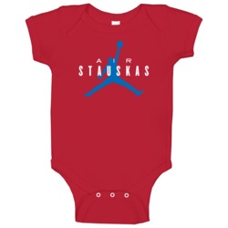 Air Nik Stauskas Funny Player Philadelphia Basketball Baby One Piece Air Nik Stauskas Funny Player Philadelphia Basketball Baby One Piece