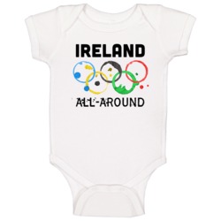 Ireland All-around Rio 2016 Summer Olympics Baby One Piece Ireland All-around Rio 2016 Summer Olympics Baby One Piece