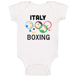 Italy Boxing Rio 2016 Summer Olympics Baby One Piece Italy Boxing Rio 2016 Summer Olympics Baby One Piece