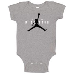 Air Khris Middleton Funny Player Milwaukee Basketball Baby One Piece Air Khris Middleton Funny Player Milwaukee Basketball Baby One Piece