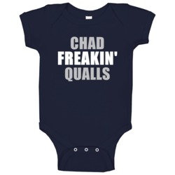 Chad Qualls New York Brooklyn Baseball Sports Freakin Baby One Piece Chad Qualls New York Brooklyn Baseball Sports Freakin Baby One Piece