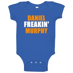 Daniel Murphy New York Brooklyn Baseball Sports Freakin Baby One Piece Daniel Murphy New York Brooklyn Baseball Sports Freakin Baby One Piece