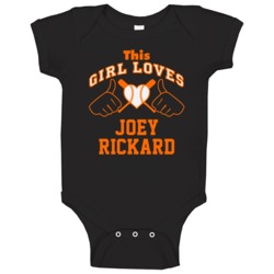 This Girl Loves Joey Rickard Baltimore Baseball Player Classic Baby On