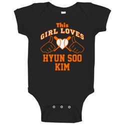 This Girl Loves Hyun Soo Kim Baltimore Baseball Player Classic Baby On