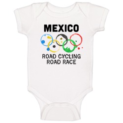 Mexico Road Cycling Road Race Rio 2016 Summer Olympics Baby One Piece