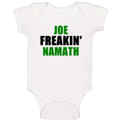 Joe Namath New York Buffalo Sports Football Freakin Baby One Piece