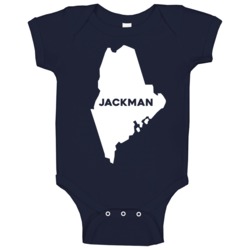 Jackman Maine Custom City Patriotic Usa Baby One Piece