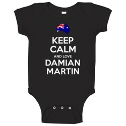 Keep Calm And Love Damian Martin Australia Basketball Olympics Baby On