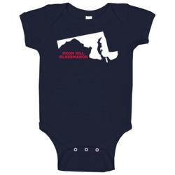 Oxon Hill Glassmanor Maryland Custom City Patriotic Usa Baby One Piece Oxon Hill Glassmanor Maryland Custom City Patriotic Usa Baby One Piece