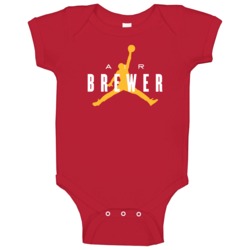 Air Corey Brewer Funny Player Houston Basketball Baby One Piece