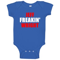 Jeff Wright Buffalo New York Football Sports Freakin Baby One Piece