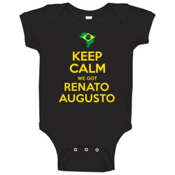 Keep Calm We Got Renato Augusto Brazil Football Olympics Baby One Piec