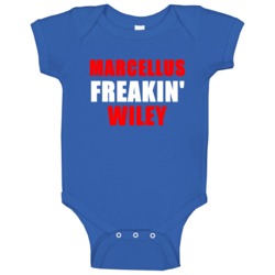 Marcellus Wiley Buffalo New York Football Sports Freakin Baby One Piec
