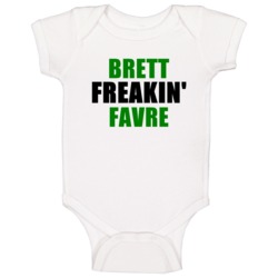 Brett Favre New York Buffalo Sports Football Freakin Baby One Piece