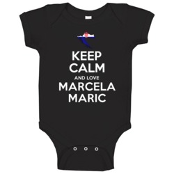Keep Calm And Love Marcela Maric Croatia Diving Olympics Baby One Piec