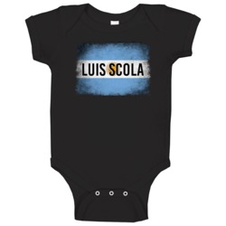 Country Flag Luis Scola Argentina Basketball Rio Olympics Baby One Pie