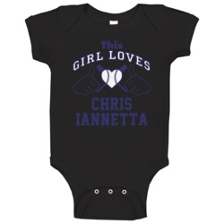 This Girl Loves Chris Iannetta Colorado Baseball Player Classic Baby O