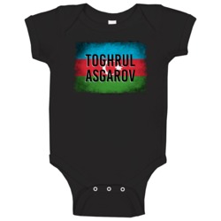 Country Flag Toghrul Asgarov Azerbaijan Wrestling Olympics Baby One Pi