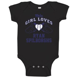 This Girl Loves Ryan Spilborghs Colorado Baseball Player Classic Baby 