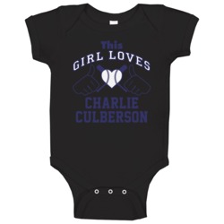 This Girl Loves Charlie Culberson Colorado Baseball Player Classic Bab