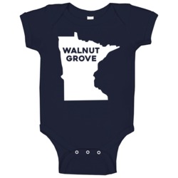 Walnut Grove Minnesota Custom City Patriotic Usa Baby One Piece