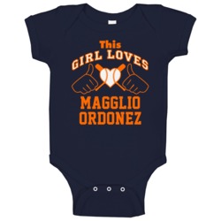 This Girl Loves Magglio Ordonez Detroit Baseball Player Classic Baby O