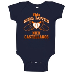 This Girl Loves Nick Castellanos Detroit Baseball Player Classic Baby This Girl Loves Nick Castellanos Detroit Baseball Player Classic Baby