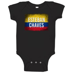 Country Flag Esteban Chaves Colombia Cycling Olympics Baby One Piece