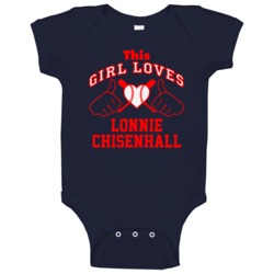 This Girl Loves Lonnie Chisenhall Cleveland Baseball Player Classic Ba