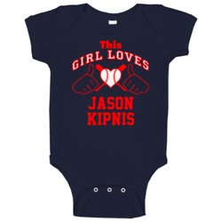 This Girl Loves Jason Kipnis Cleveland Baseball Player Classic Baby On This Girl Loves Jason Kipnis Cleveland Baseball Player Classic Baby On